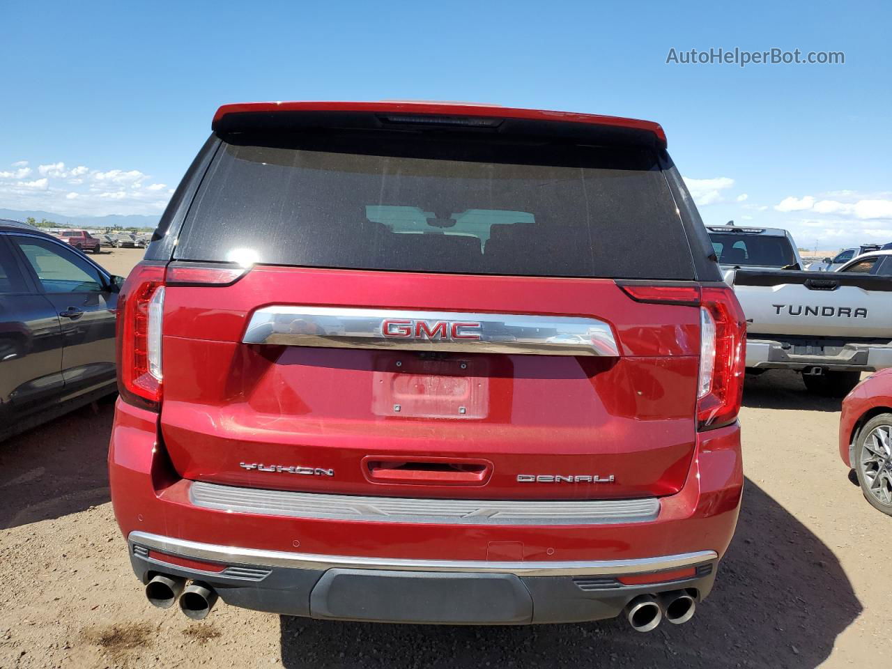 2021 Gmc Yukon Denali Red vin: 1GKS2DKL1MR132157