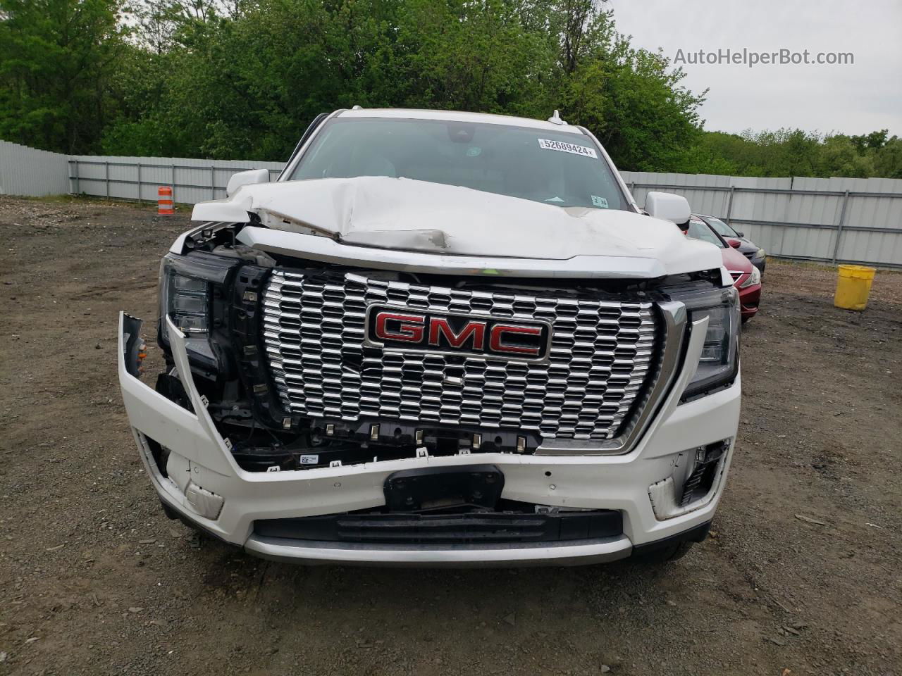 2021 Gmc Yukon Denali White vin: 1GKS2DKL2MR138999