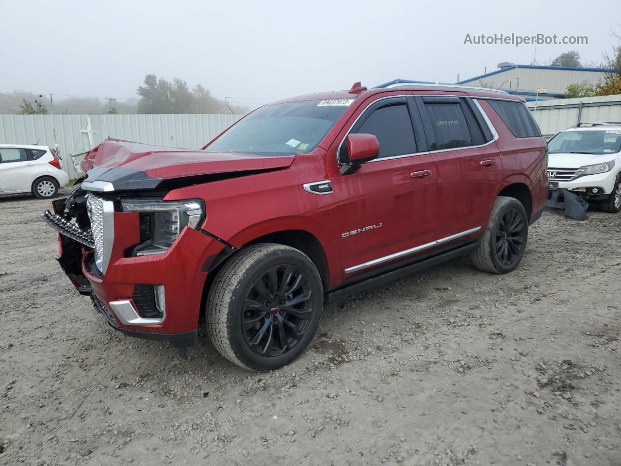 2021 Gmc Yukon Denali Red vin: 1GKS2DKL2MR220876