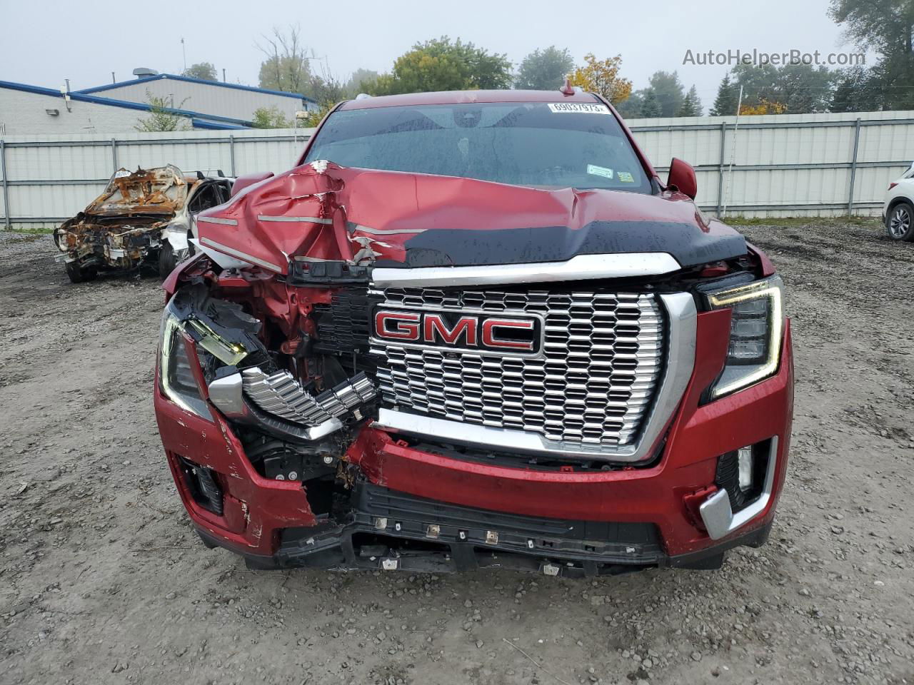 2021 Gmc Yukon Denali Red vin: 1GKS2DKL2MR220876