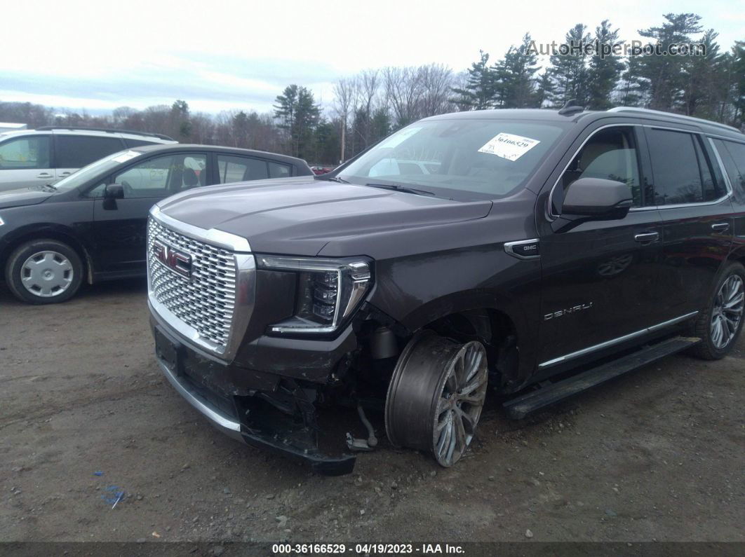 2021 Gmc Yukon Denali Brown vin: 1GKS2DKL2MR257586