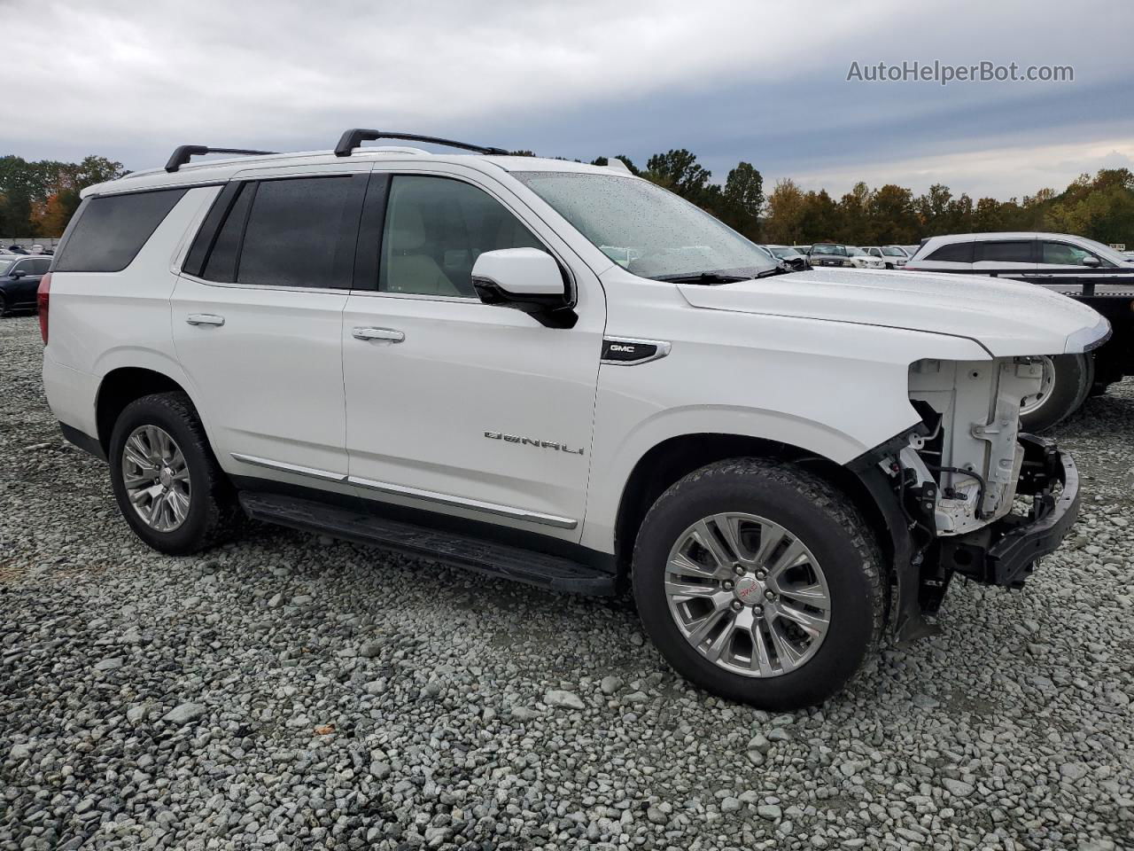 2021 Gmc Yukon Denali White vin: 1GKS2DKL2MR407440