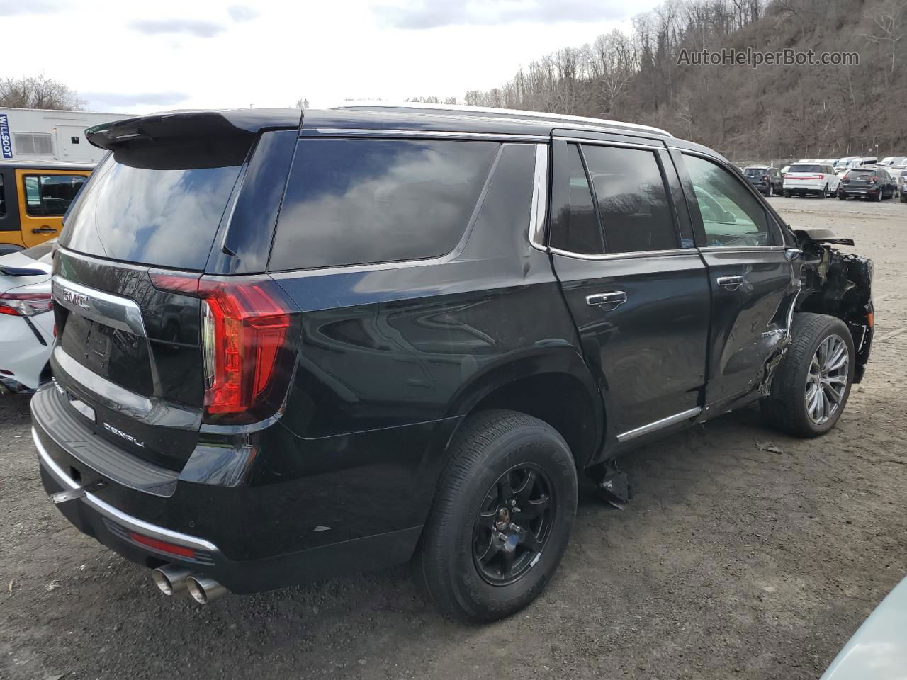 2021 Gmc Yukon Denali Black vin: 1GKS2DKL4MR173074