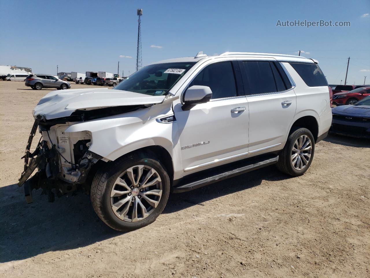 2021 Gmc Yukon Denali White vin: 1GKS2DKL5MR460620