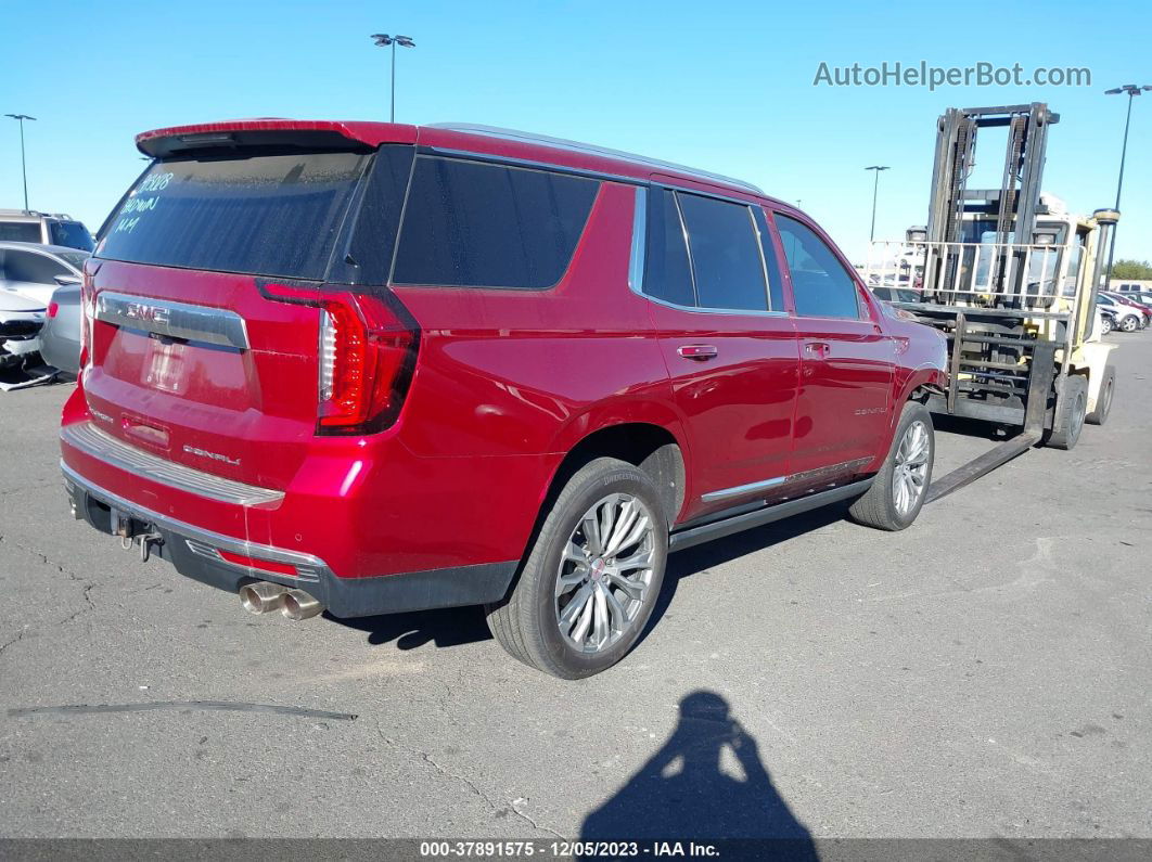 2021 Gmc Yukon Denali Burgundy vin: 1GKS2DKL6MR133014