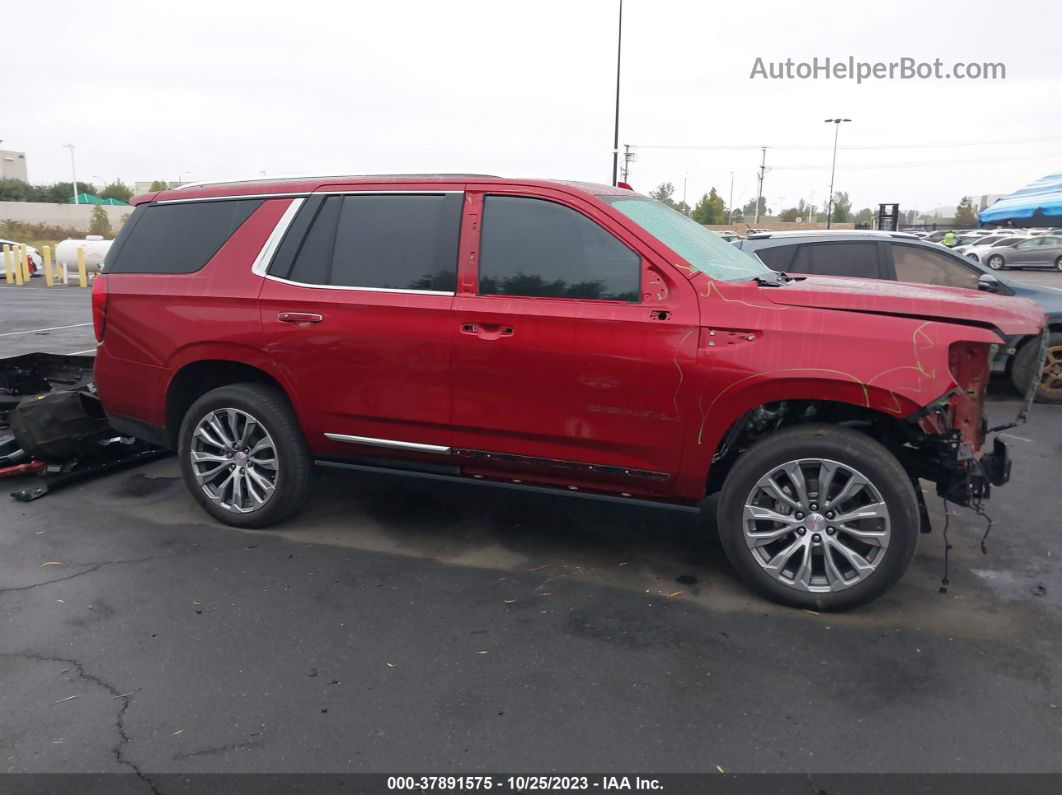 2021 Gmc Yukon Denali Burgundy vin: 1GKS2DKL6MR133014