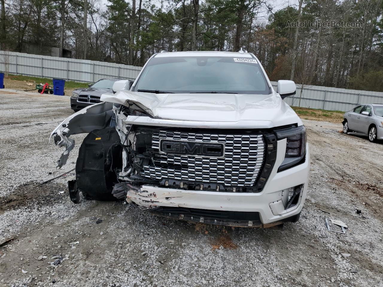 2021 Gmc Yukon Denali White vin: 1GKS2DKL6MR173061