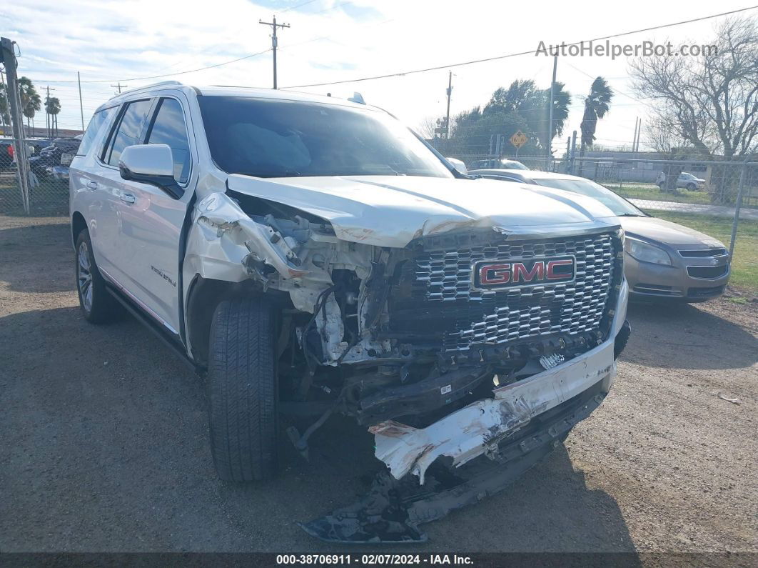 2021 Gmc Yukon 4wd Denali White vin: 1GKS2DKL7MR110146