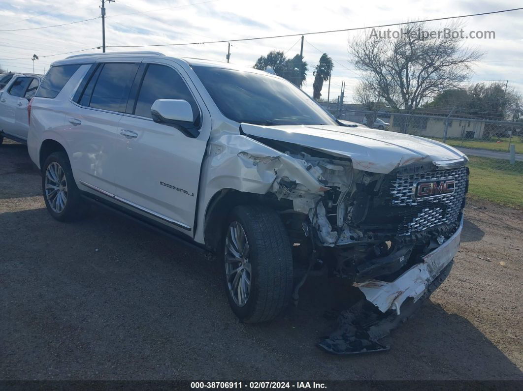 2021 Gmc Yukon 4wd Denali White vin: 1GKS2DKL7MR110146