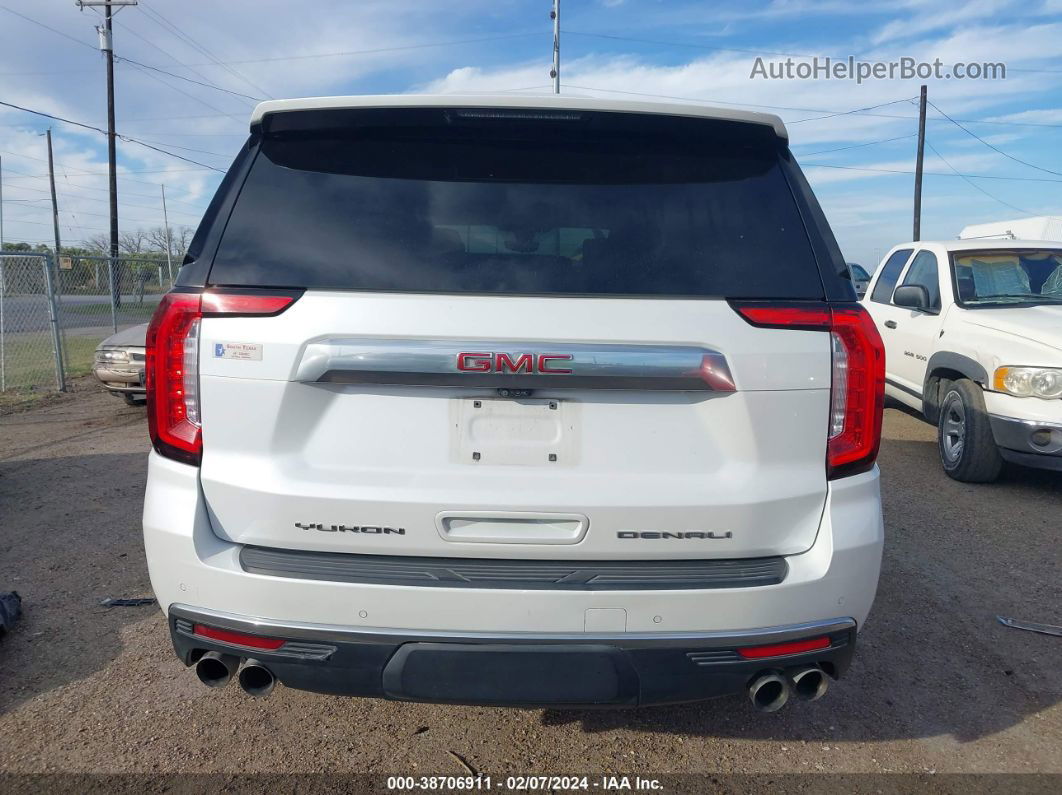 2021 Gmc Yukon 4wd Denali White vin: 1GKS2DKL7MR110146