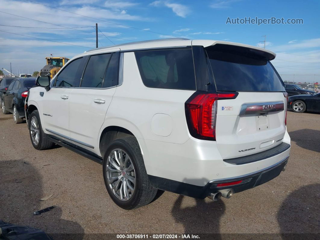 2021 Gmc Yukon 4wd Denali White vin: 1GKS2DKL7MR110146