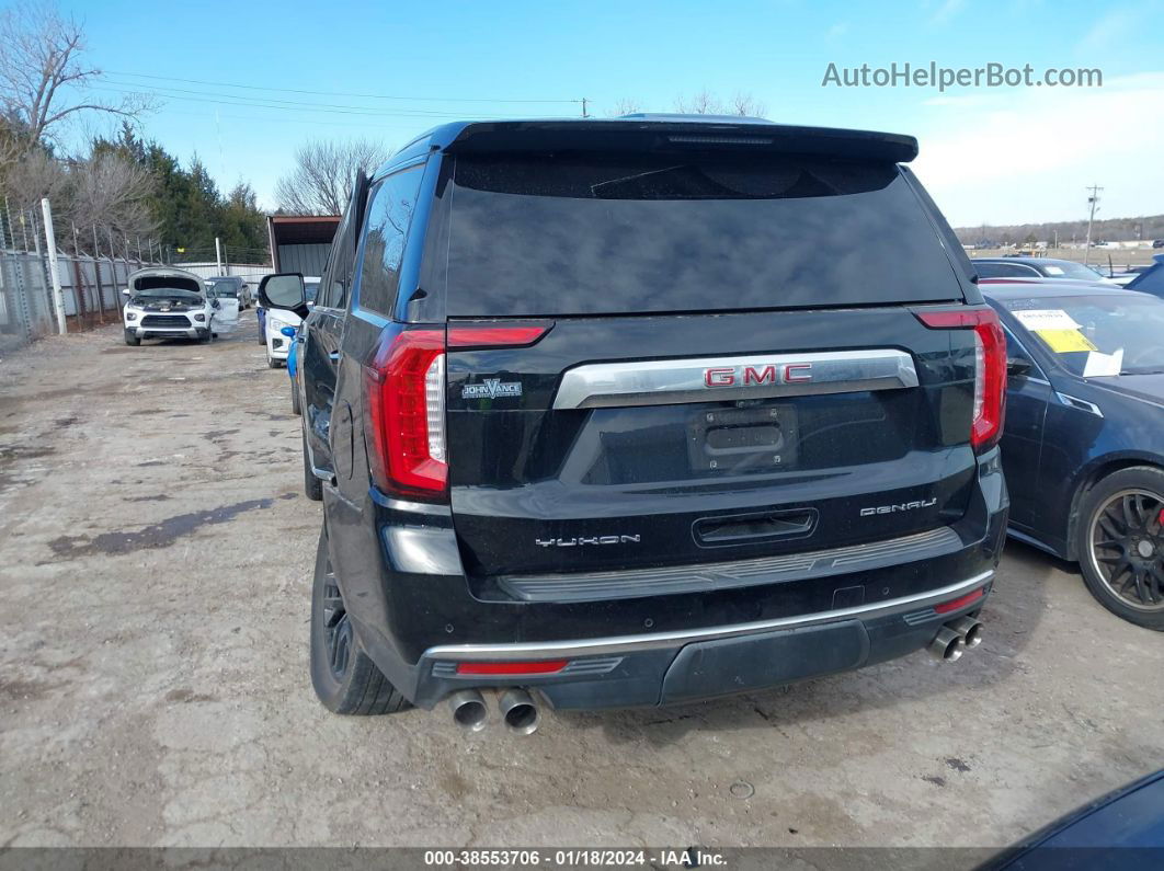 2021 Gmc Yukon 4wd Denali Black vin: 1GKS2DKL7MR113046