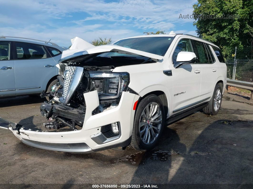 2021 Gmc Yukon 4wd Denali White vin: 1GKS2DKL7MR237057