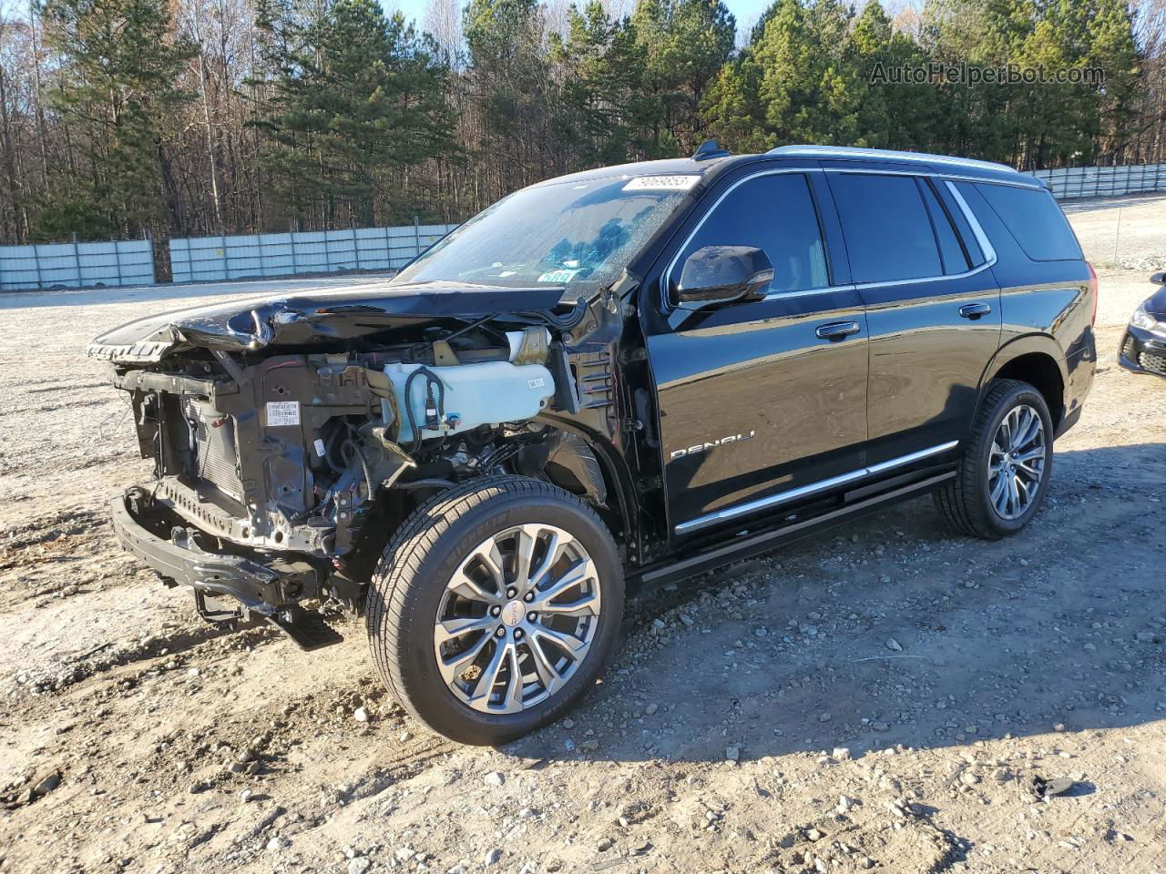 2021 Gmc Yukon Denali Black vin: 1GKS2DKL7MR289319