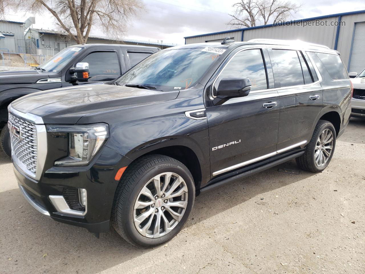 2021 Gmc Yukon Denali Black vin: 1GKS2DKL7MR318186