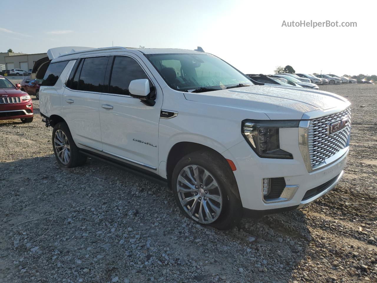 2021 Gmc Yukon Denali White vin: 1GKS2DKL7MR325753