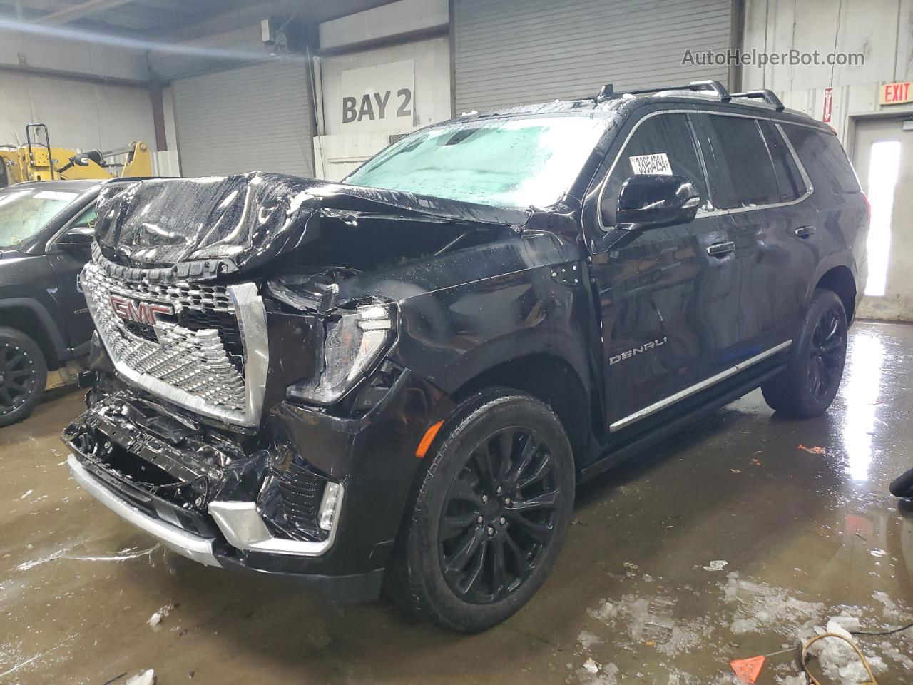 2021 Gmc Yukon Denali Black vin: 1GKS2DKL8MR128381