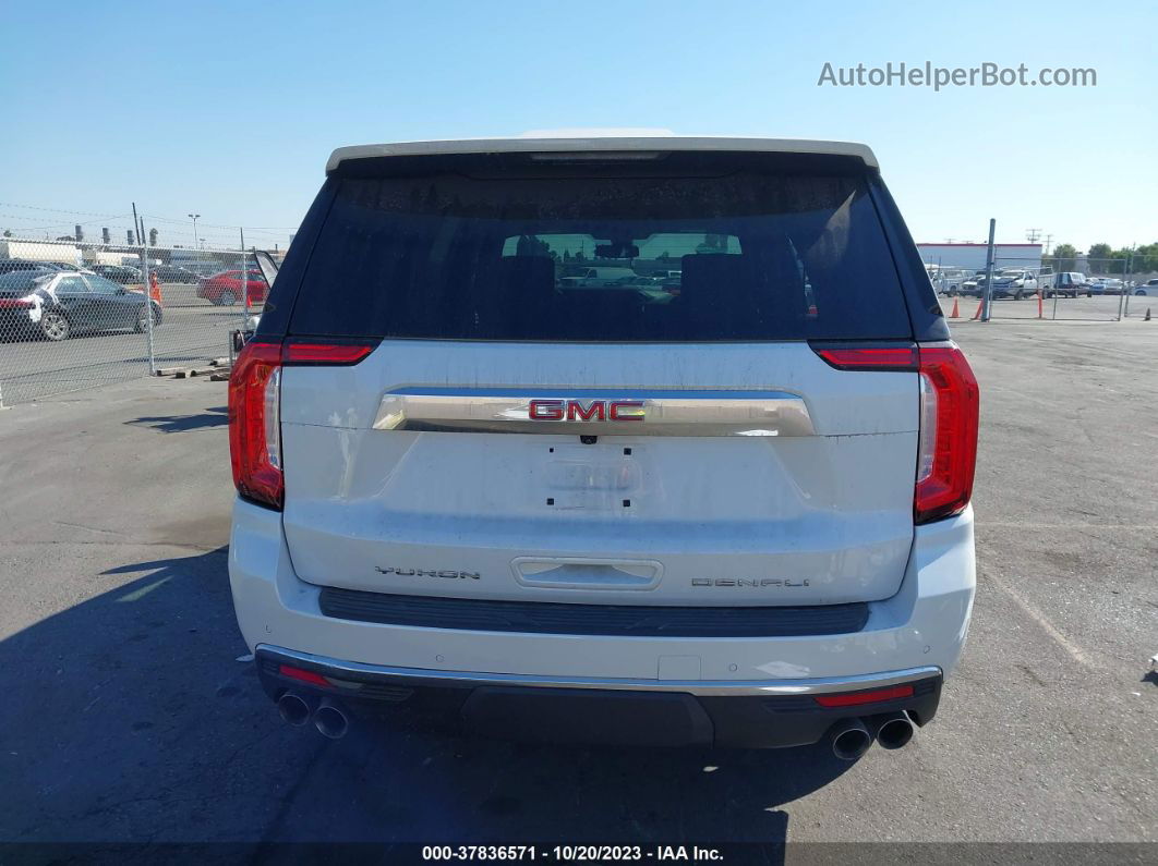 2021 Gmc Yukon Denali White vin: 1GKS2DKL8MR394774