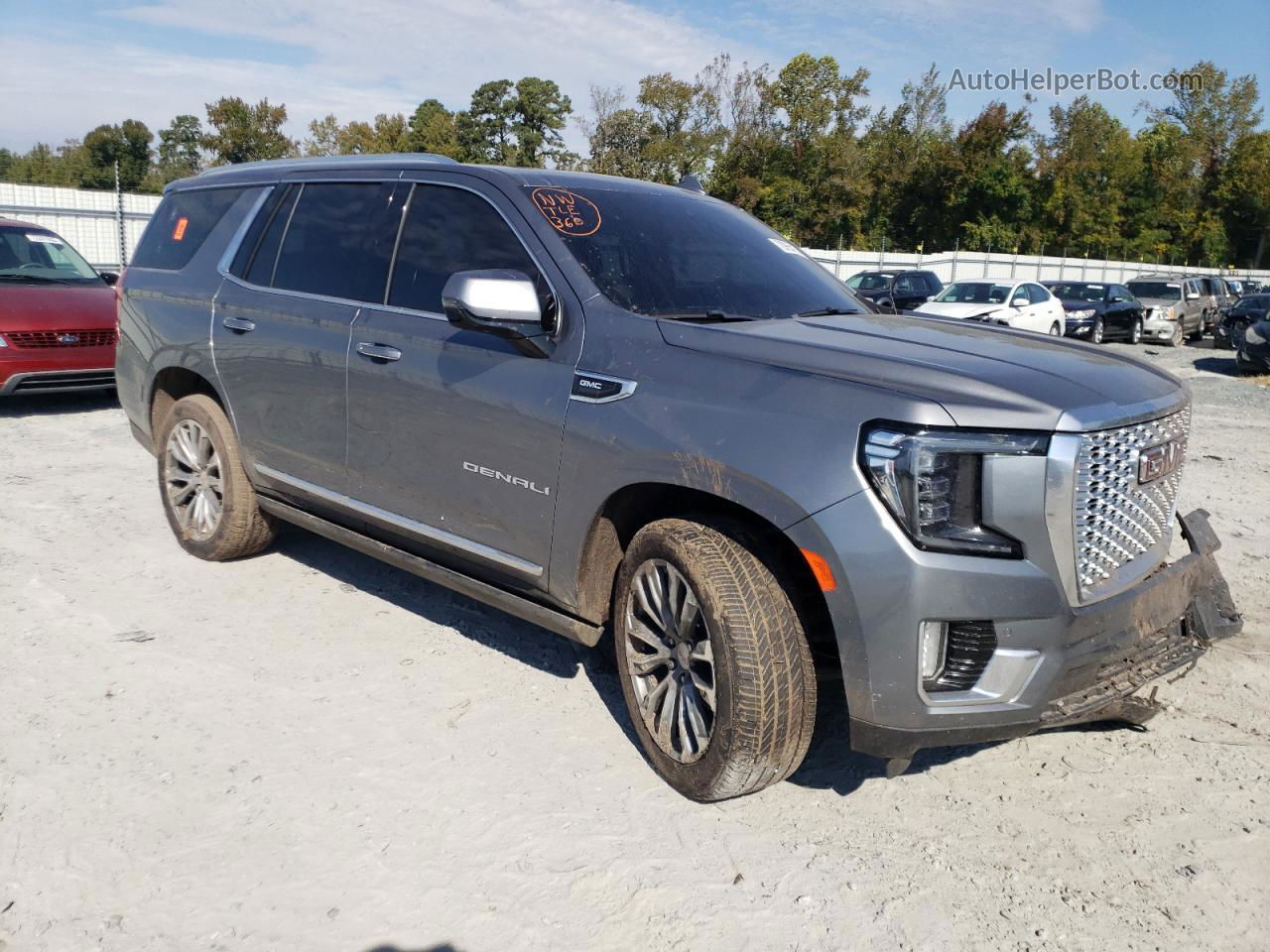 2021 Gmc Yukon Denali Gray vin: 1GKS2DKL9MR135114