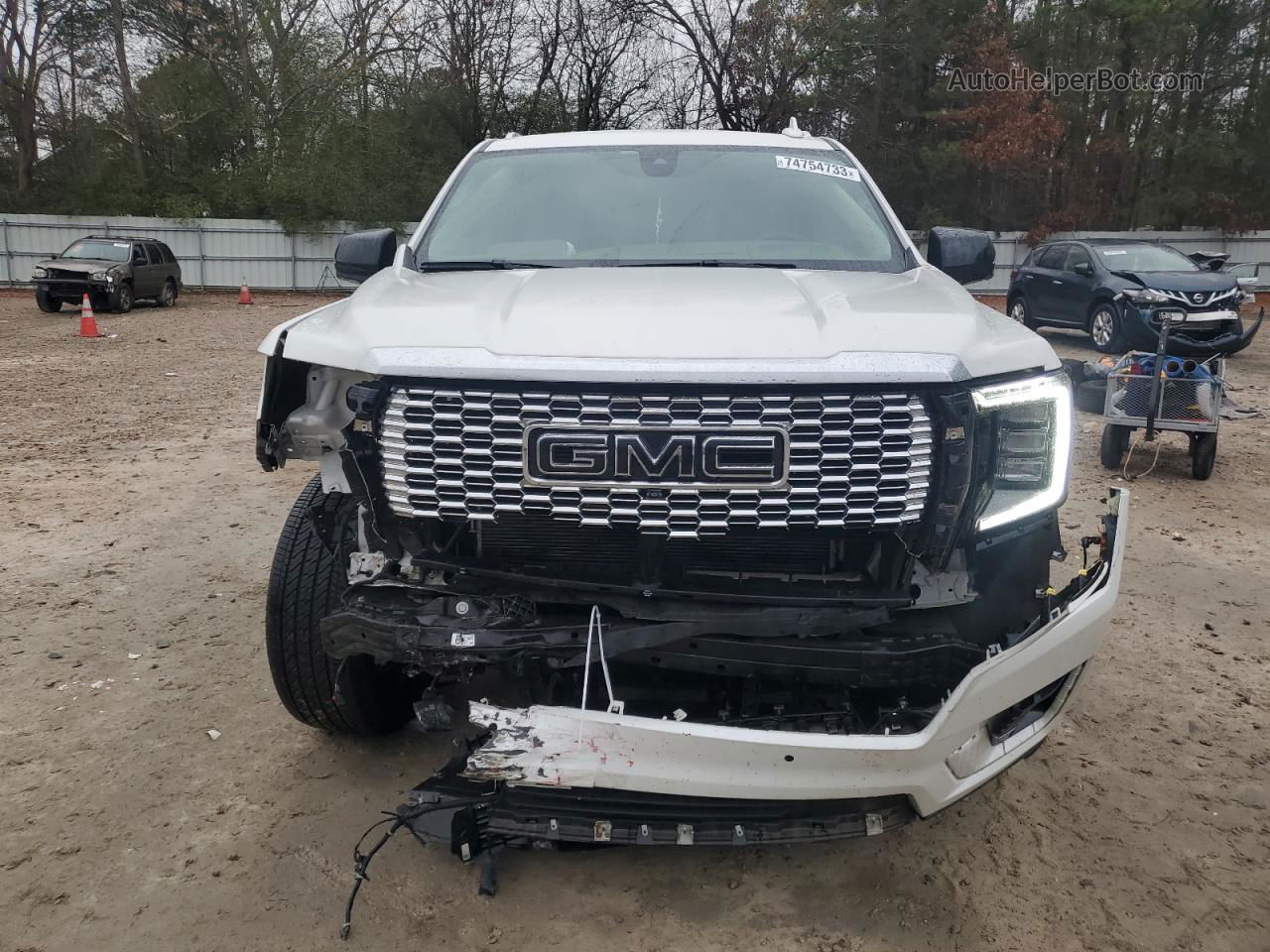 2021 Gmc Yukon Denali White vin: 1GKS2DKL9MR311658