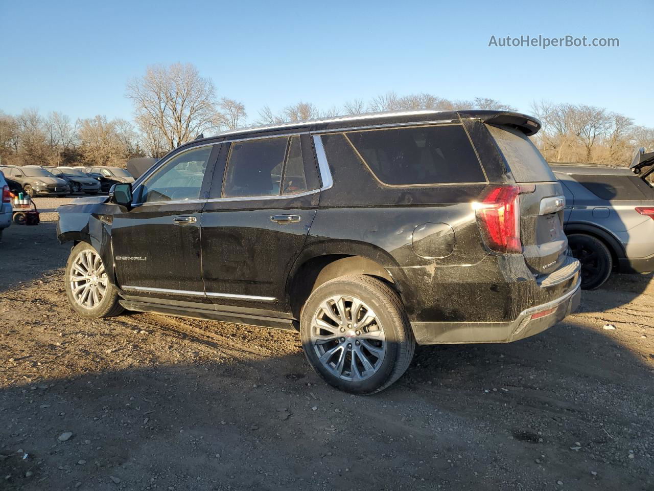 2021 Gmc Yukon Denali Black vin: 1GKS2DKTXMR340490