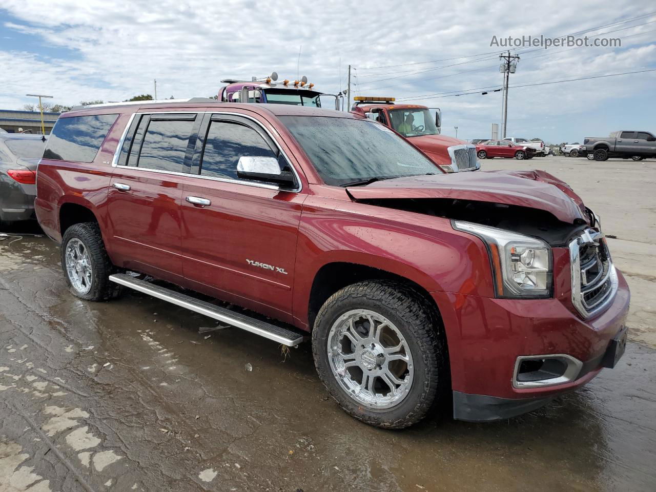 2017 Gmc Yukon Xl K1500 Sle Бордовый vin: 1GKS2FKC9HR336142