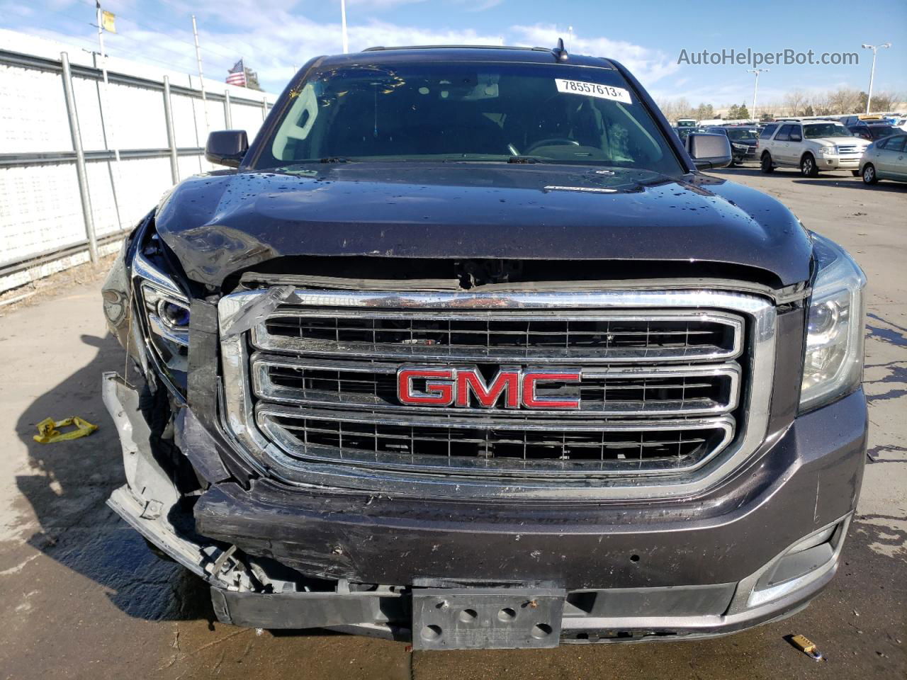 2017 Gmc Yukon Xl K1500 Slt Gray vin: 1GKS2GKC0HR110626