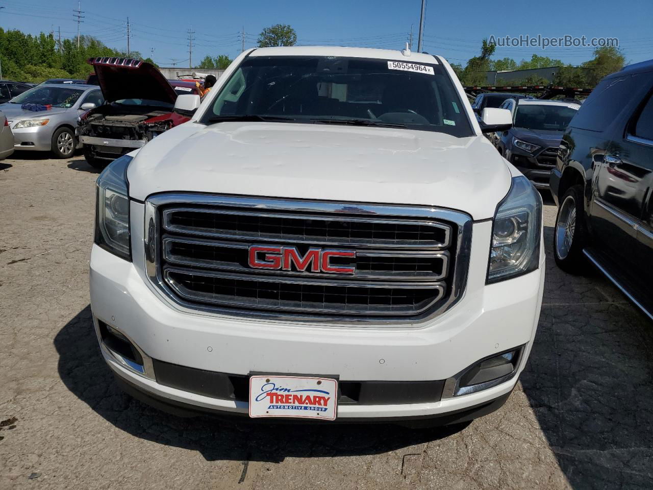 2017 Gmc Yukon Xl K1500 Slt White vin: 1GKS2GKC0HR112151