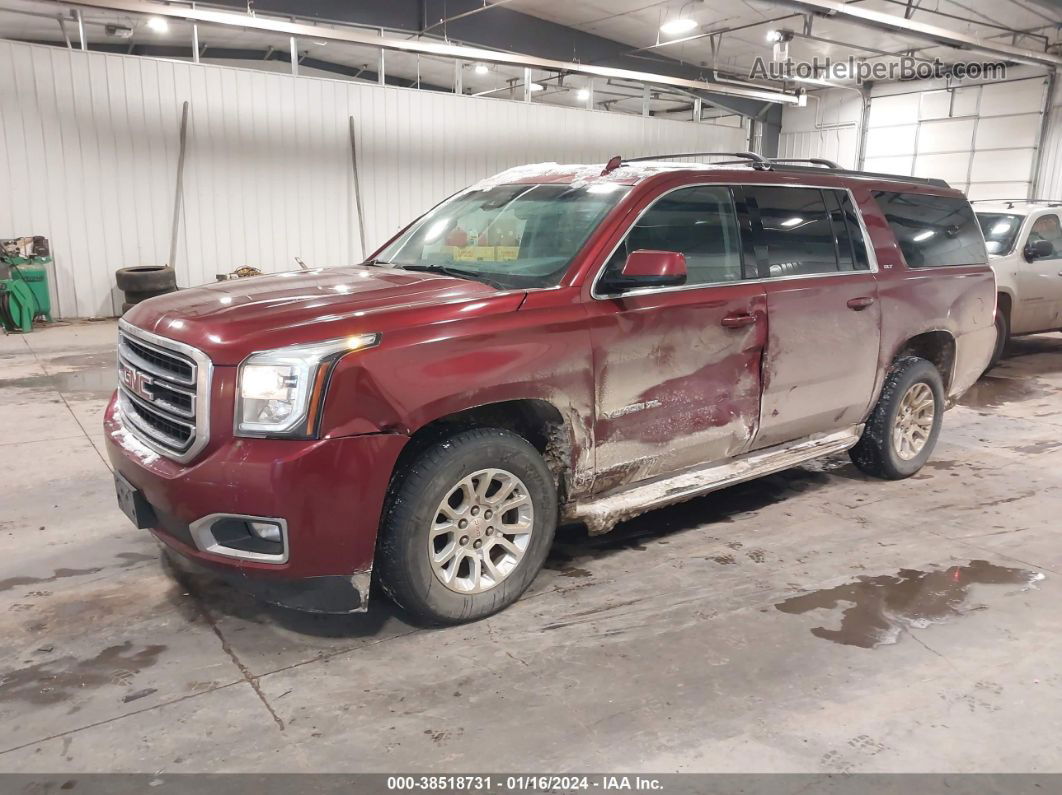 2017 Gmc Yukon Xl Slt Maroon vin: 1GKS2GKC0HR176562