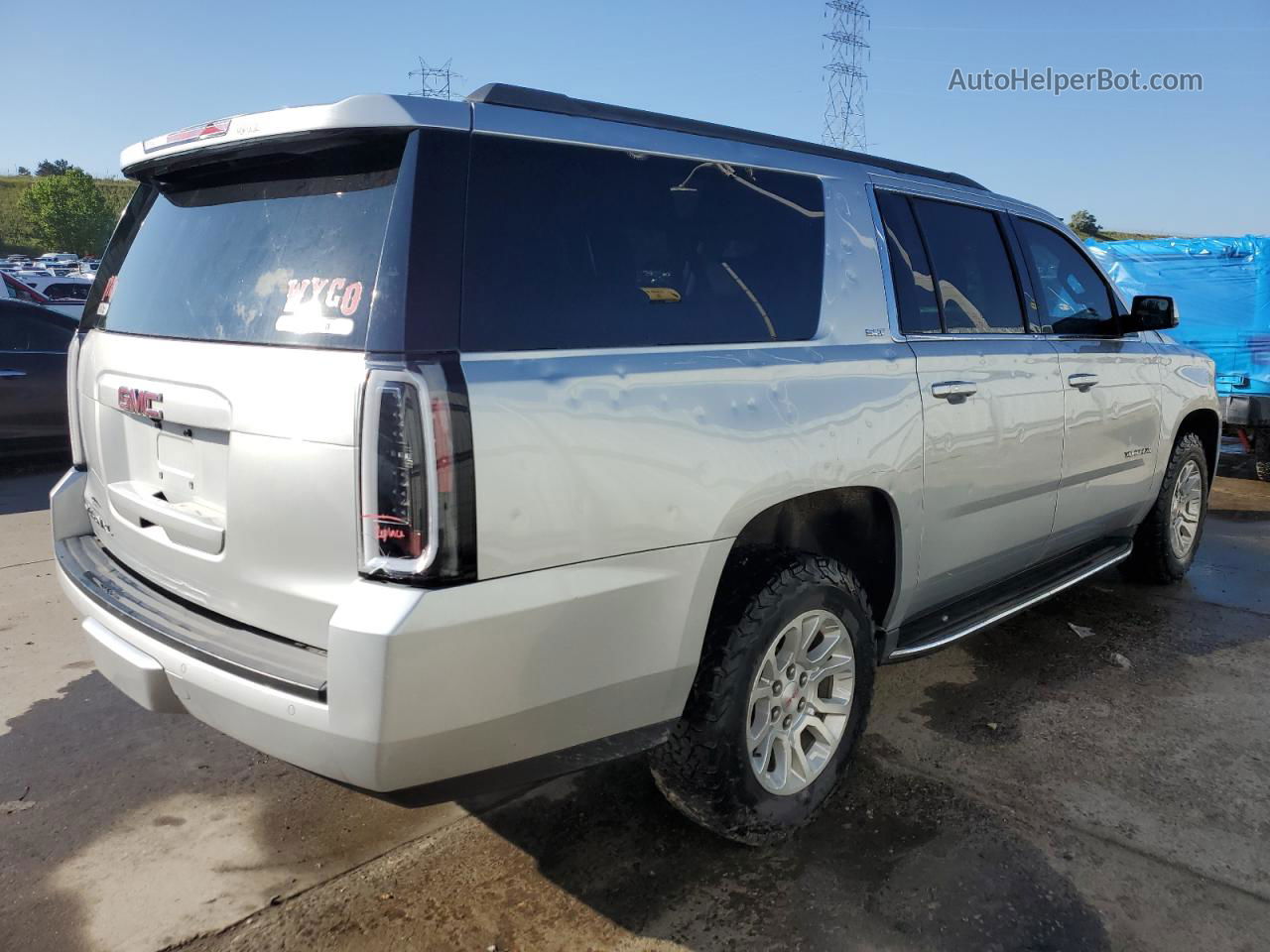 2017 Gmc Yukon Xl K1500 Slt Silver vin: 1GKS2GKC0HR190297