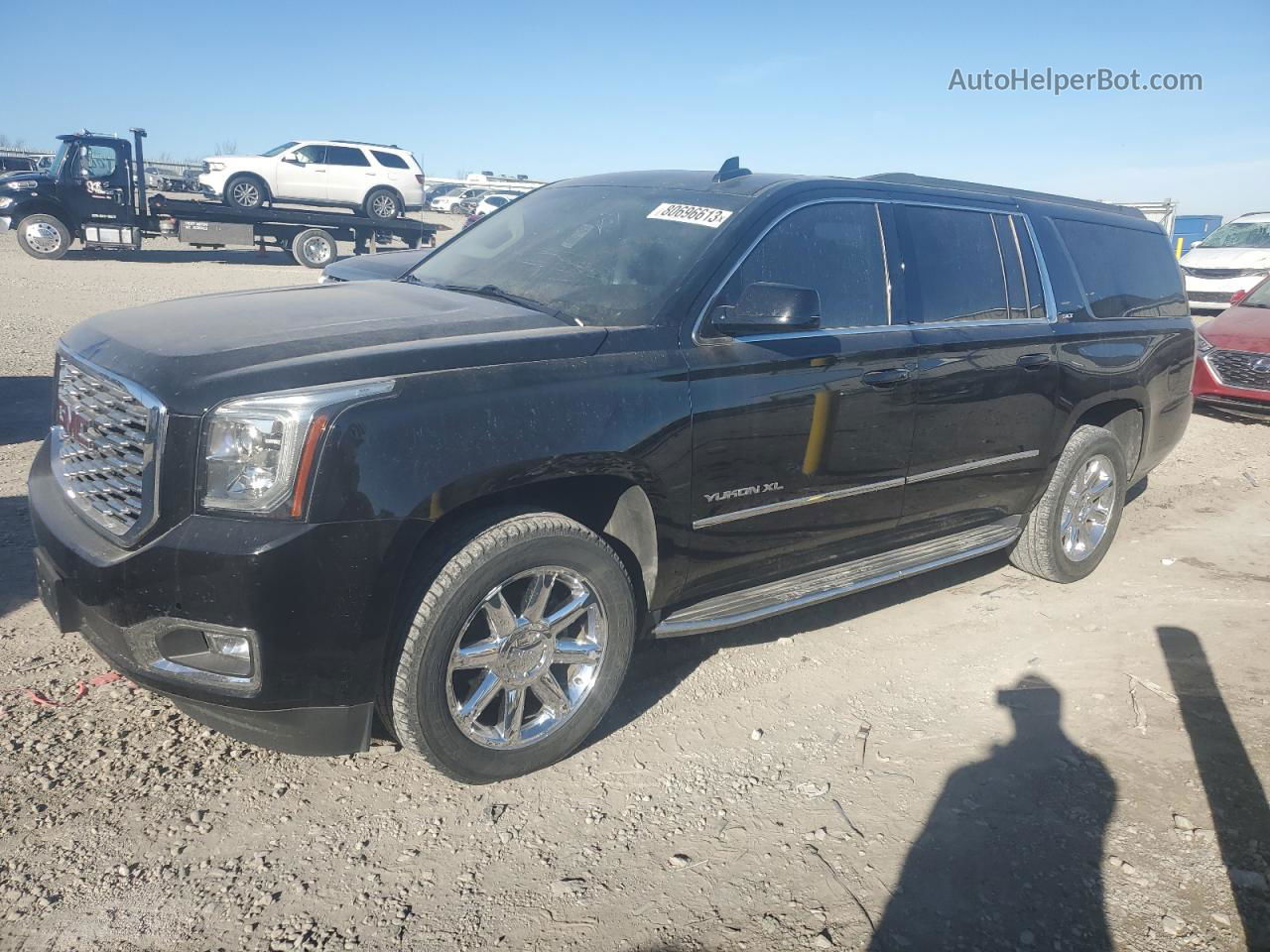 2017 Gmc Yukon Xl K1500 Slt Black vin: 1GKS2GKC0HR206532