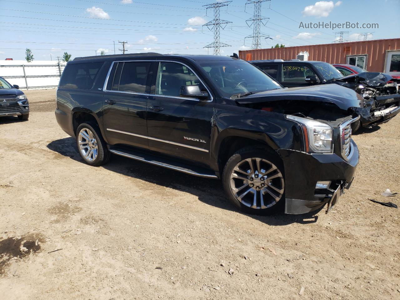 2017 Gmc Yukon Xl K1500 Slt Black vin: 1GKS2GKC0HR301253