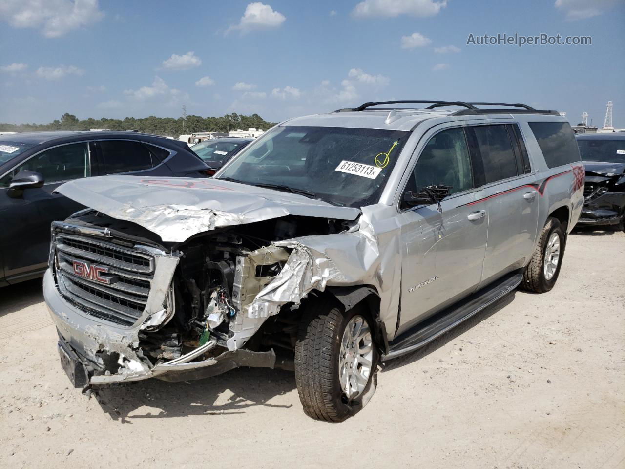 2020 Gmc Yukon Xl K1500 Slt Silver vin: 1GKS2GKC1LR169838