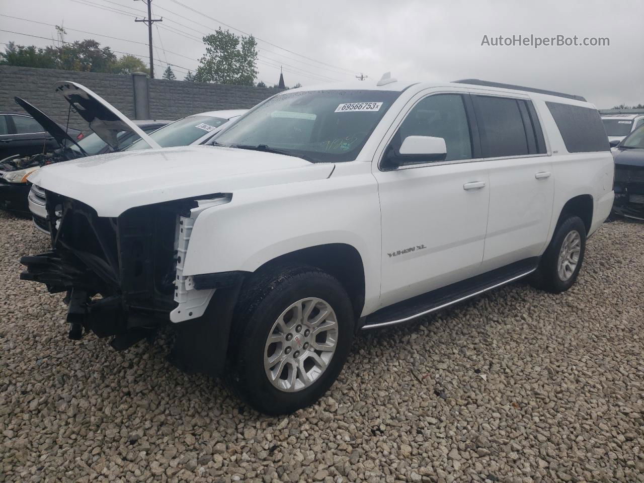 2017 Gmc Yukon Xl K1500 Slt White vin: 1GKS2GKC2HR194853