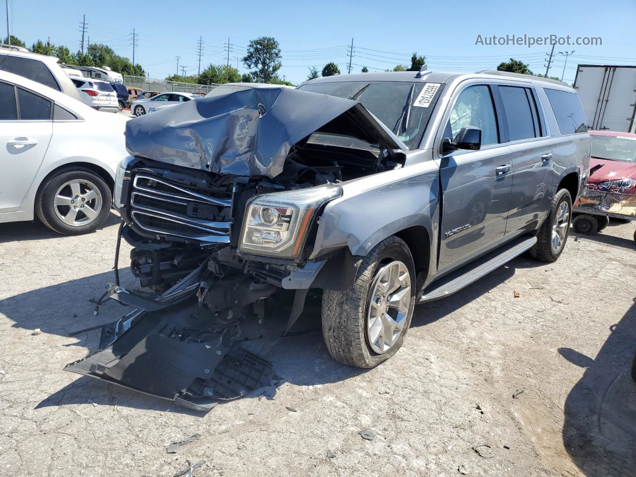 2020 Gmc Yukon Xl K1500 Slt Угольный vin: 1GKS2GKC3LR155701