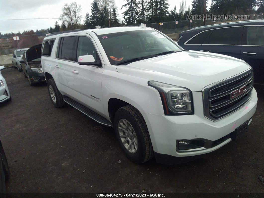 2017 Gmc Yukon Xl Slt White vin: 1GKS2GKC4HR130894