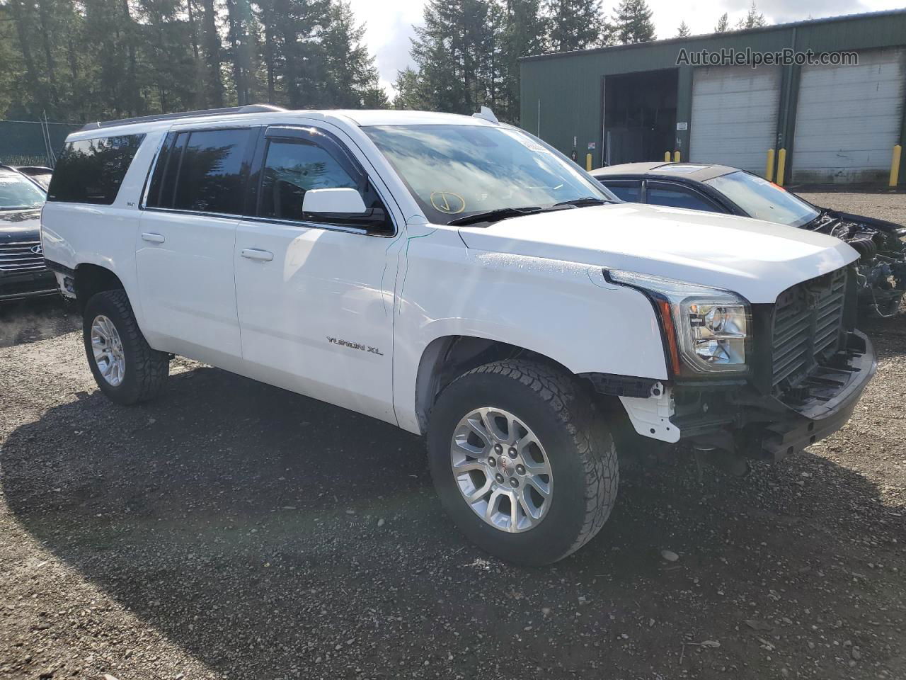 2020 Gmc Yukon Xl K1500 Slt White vin: 1GKS2GKC4LR177898