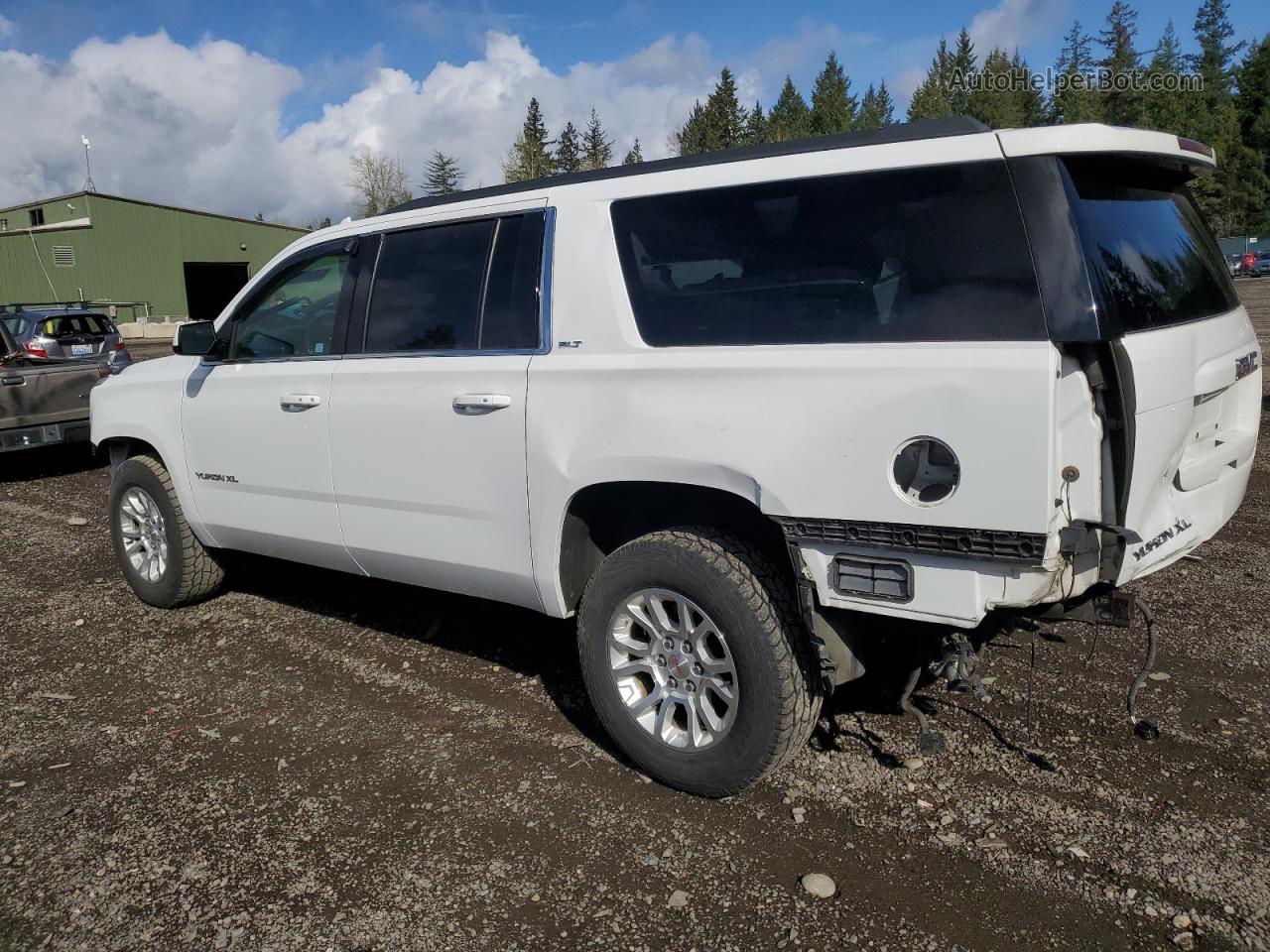 2020 Gmc Yukon Xl K1500 Slt White vin: 1GKS2GKC4LR177898