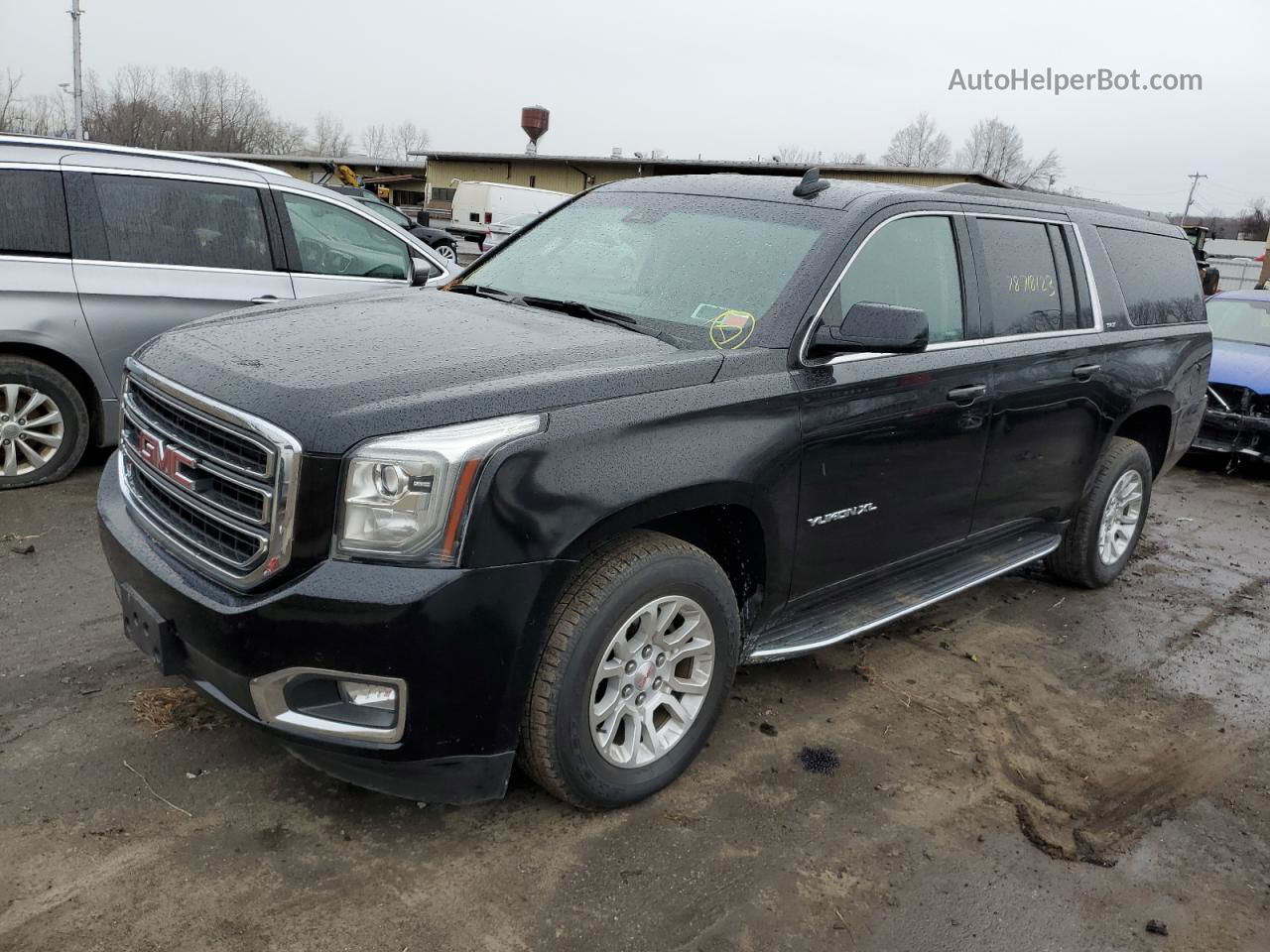 2017 Gmc Yukon Xl K1500 Slt Black vin: 1GKS2GKC5HR127633