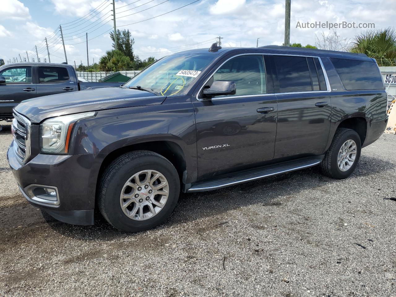 2017 Gmc Yukon Xl K1500 Slt Gray vin: 1GKS2GKC5HR177447