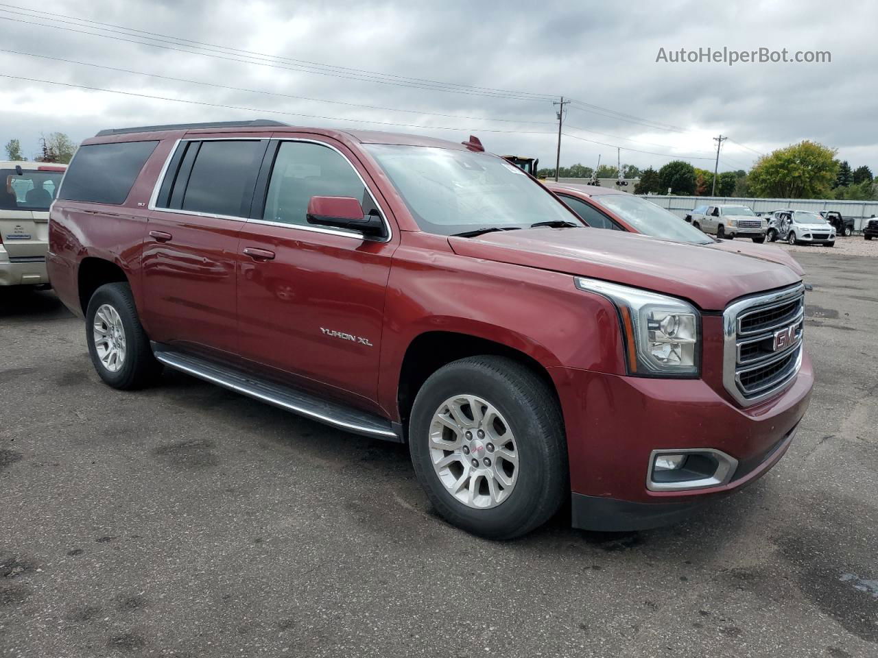 2017 Gmc Yukon Xl K1500 Slt Красный vin: 1GKS2GKC5HR233063