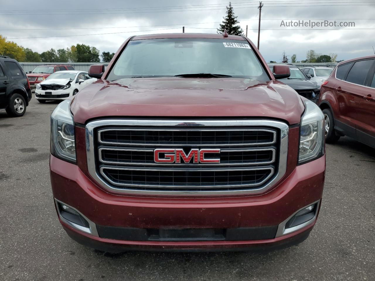 2017 Gmc Yukon Xl K1500 Slt Red vin: 1GKS2GKC5HR233063