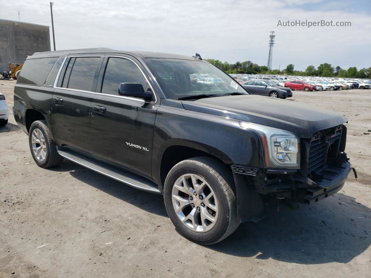 2017 Gmc Yukon Xl K1500 Slt Black vin: 1GKS2GKC6HR171138