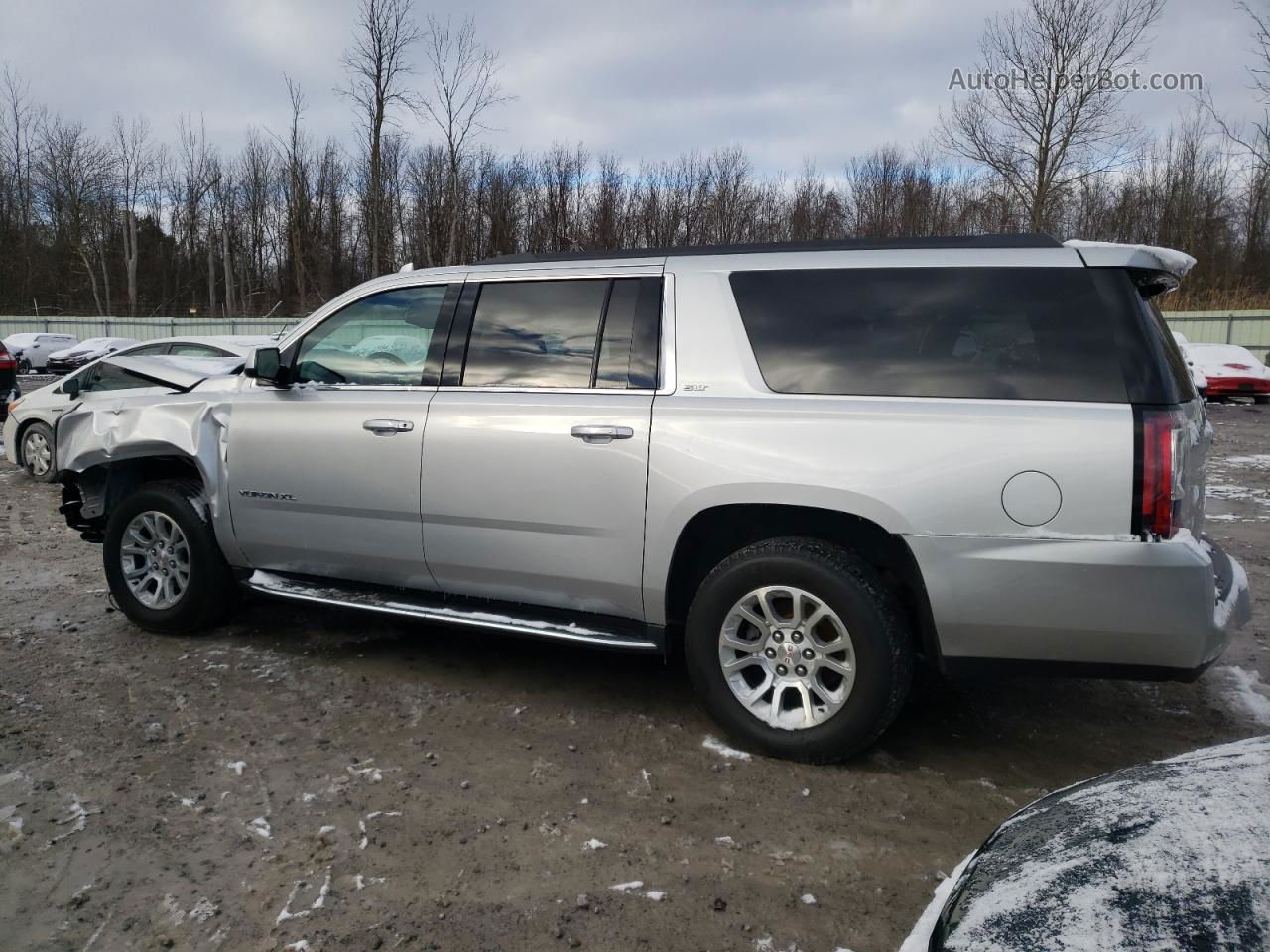 2017 Gmc Yukon Xl K1500 Slt Silver vin: 1GKS2GKC6HR311205