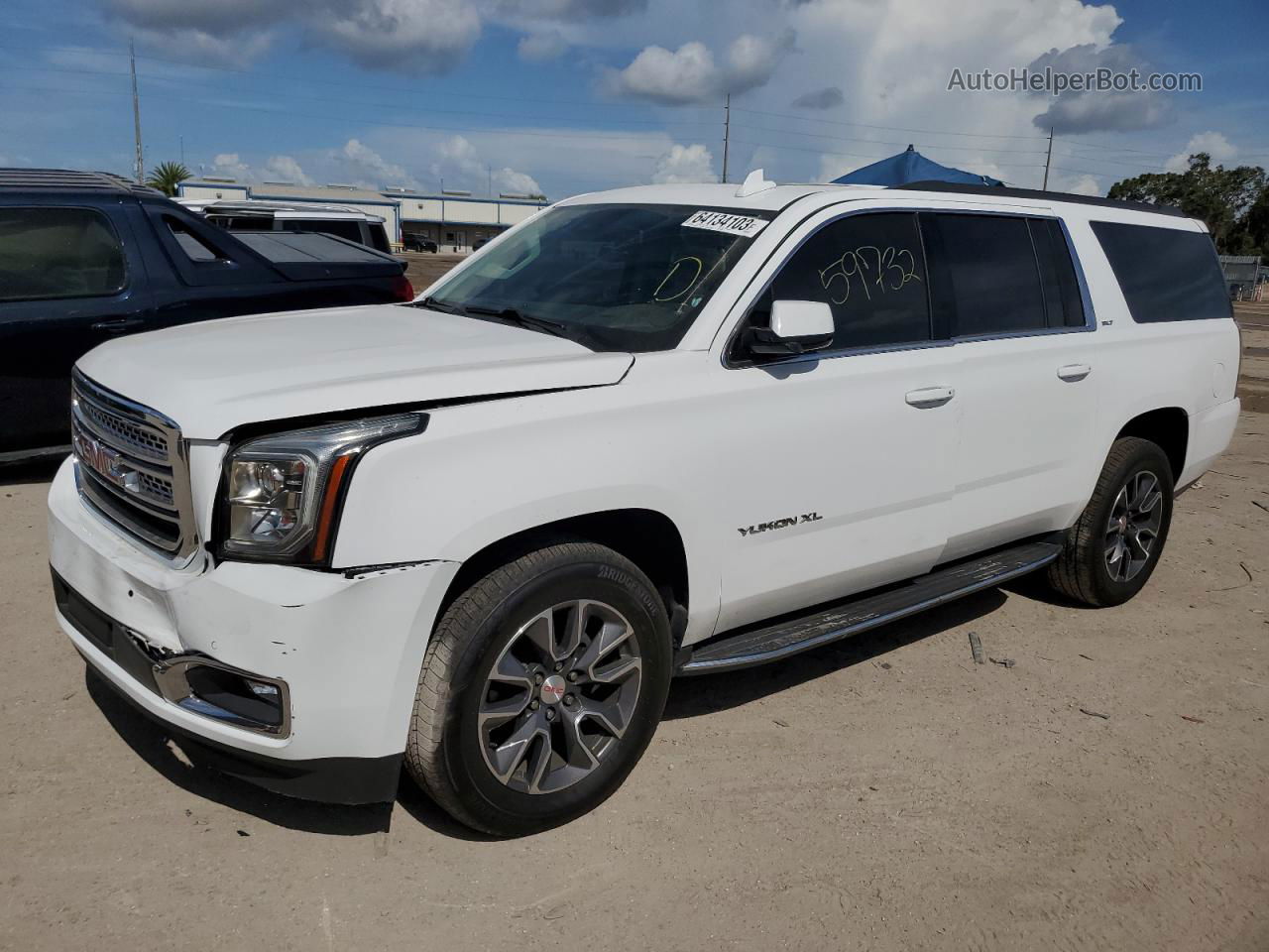 2020 Gmc Yukon Xl K1500 Slt Белый vin: 1GKS2GKC6LR252438