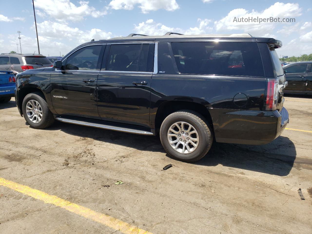 2017 Gmc Yukon Xl K1500 Slt Black vin: 1GKS2GKC9HR206903