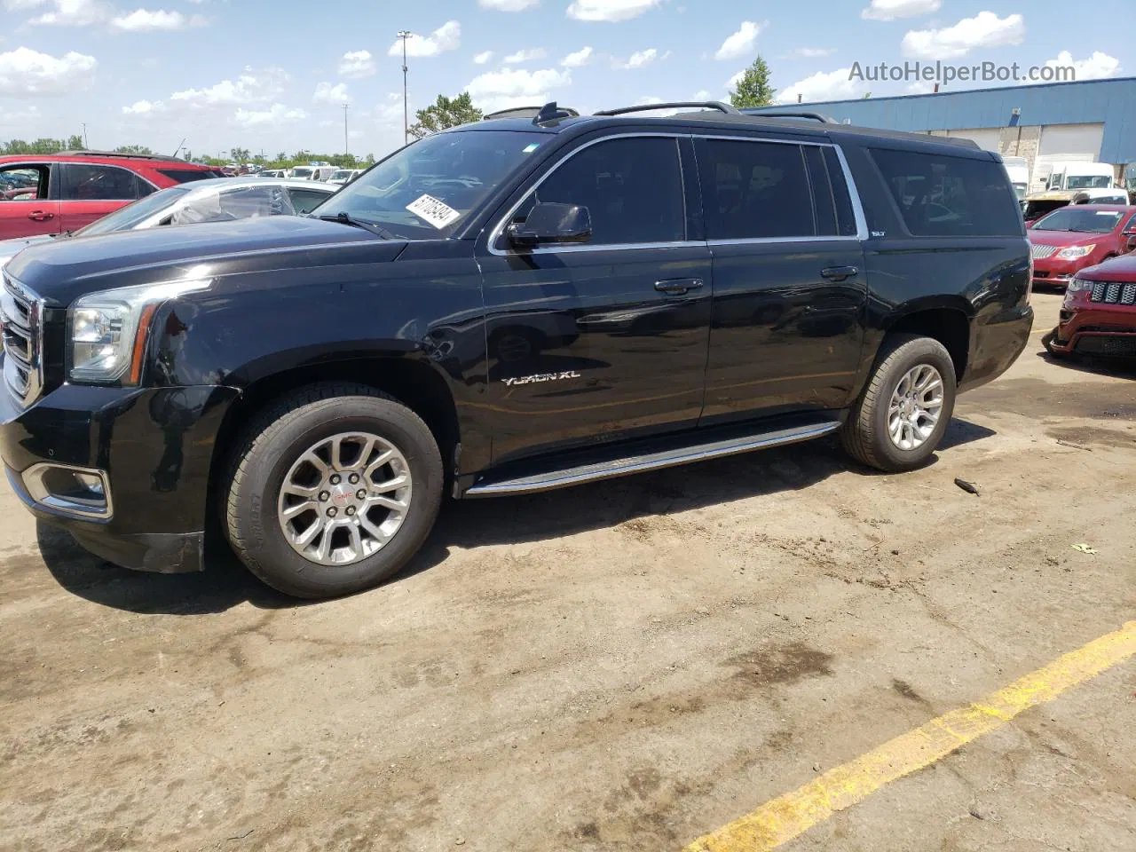 2017 Gmc Yukon Xl K1500 Slt Black vin: 1GKS2GKC9HR206903