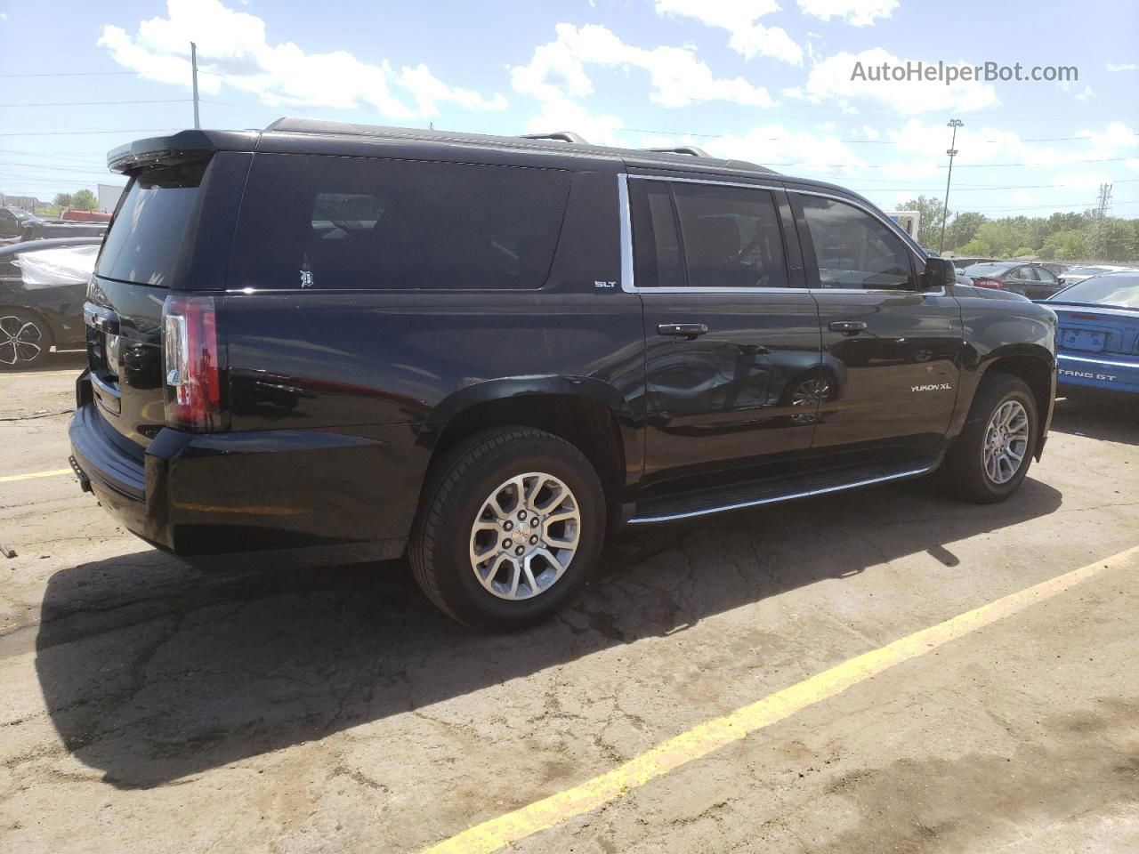 2017 Gmc Yukon Xl K1500 Slt Black vin: 1GKS2GKC9HR206903