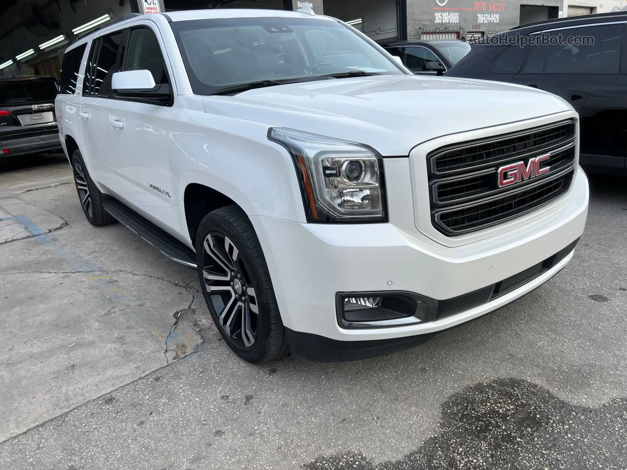 2020 Gmc Yukon Xl K1500 Slt White vin: 1GKS2GKC9LR165746