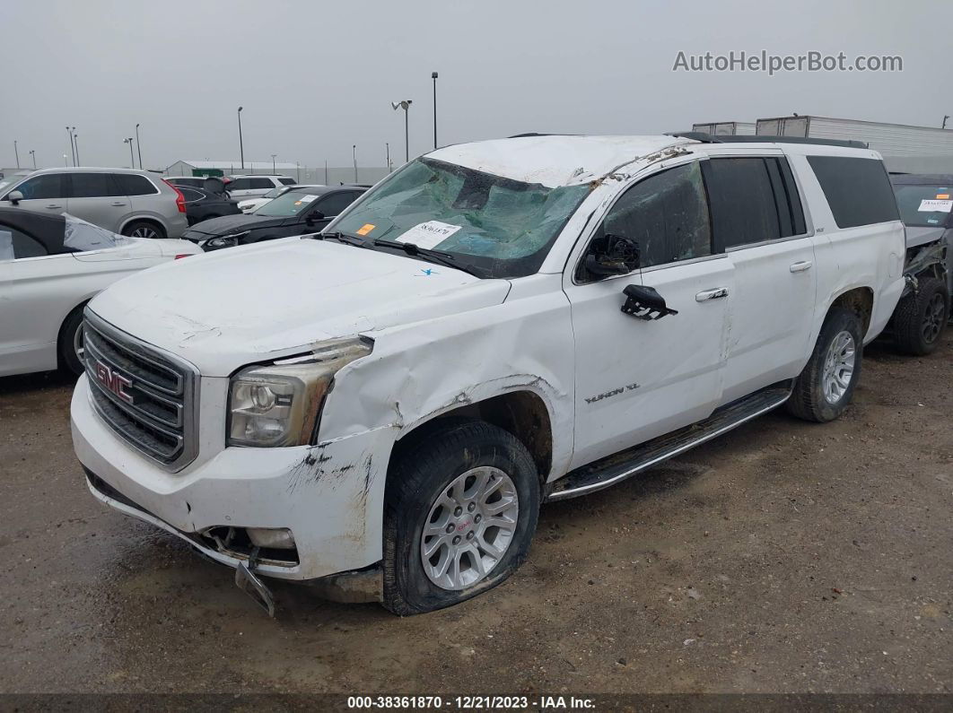 2020 Gmc Yukon Xl 4wd Slt White vin: 1GKS2GKCXLR290786